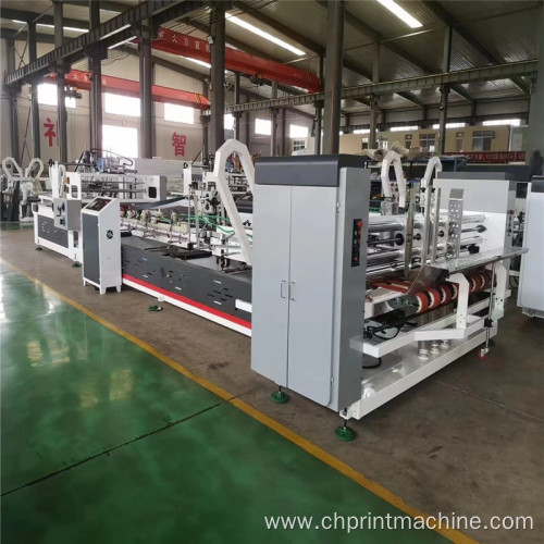 Auto folder gluer & stitching for carton box